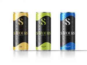 Savours LLC soda can design. | Packaging Design by Sergio Coelho