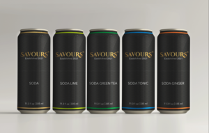 Savours LLC soda can design. | Packaging Design by Polina_pro