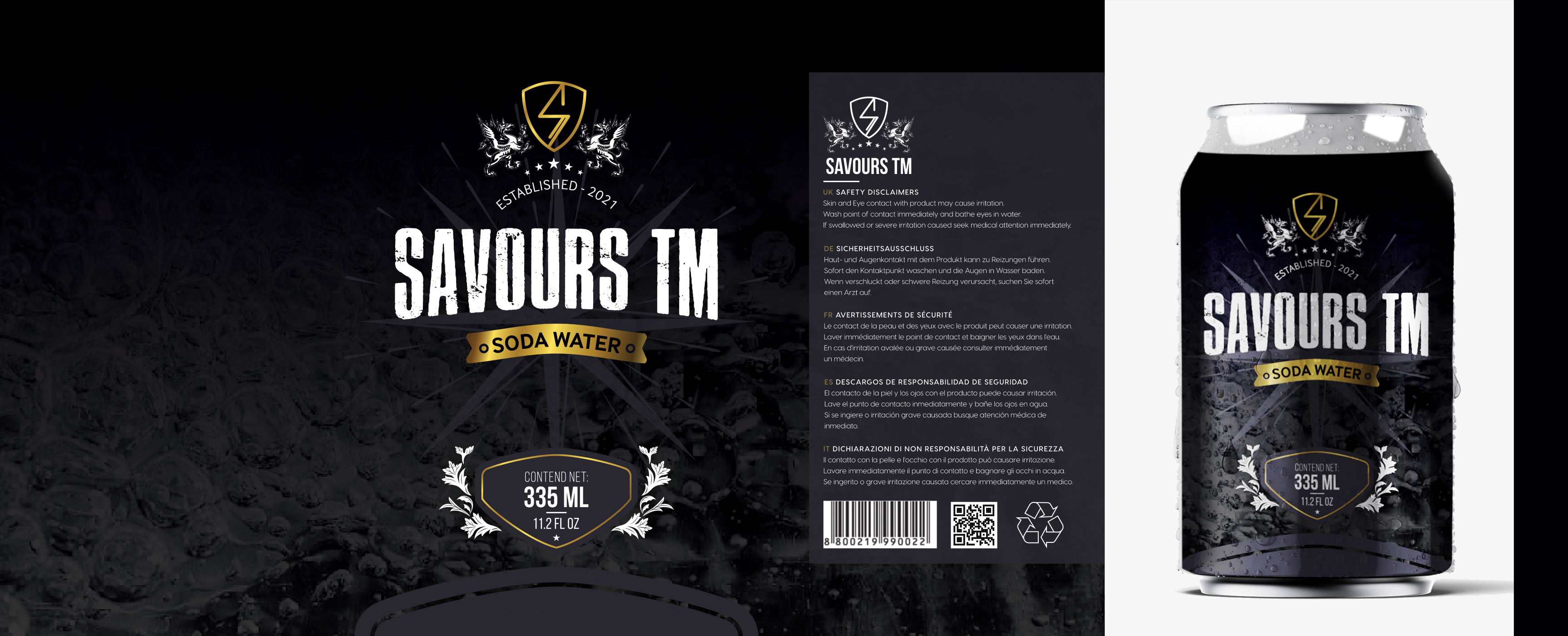 Packaging Design by Tuba Art Studio. IZ (IMRAN ZW) for Savours LLC | Design #27319624