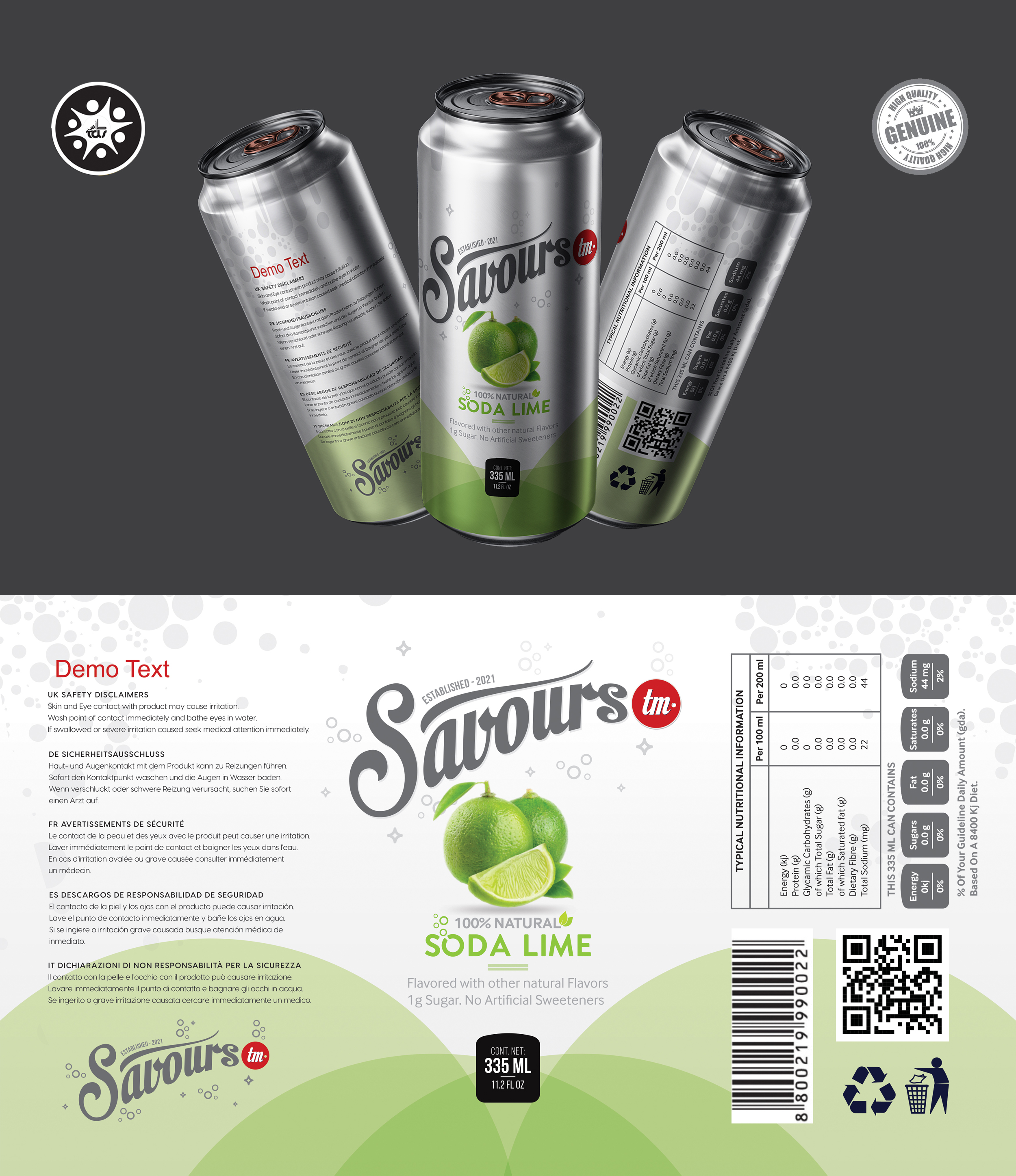 Packaging Design by Tuba Art Studio. IZ (IMRAN ZW) for Savours LLC | Design #27324568