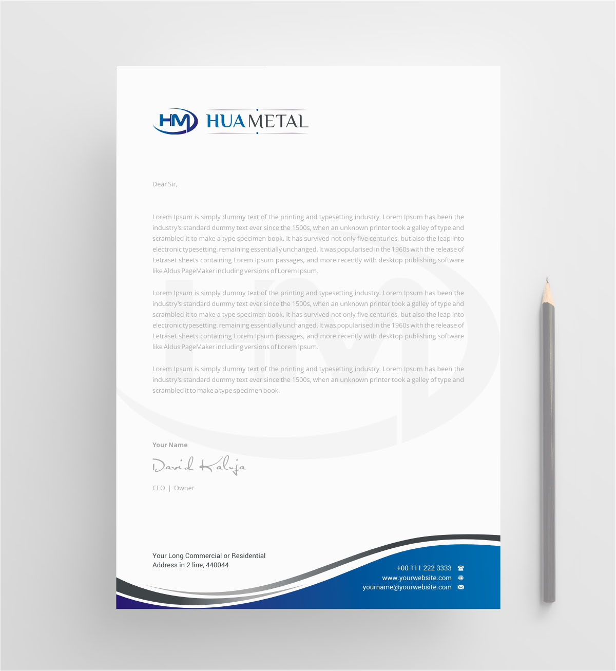 Letterhead Design by INDIAN_Ashok for this project | Design #27343735