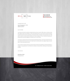 Letterhead Design by Creations Box 2015 for this project | Design: #27373387