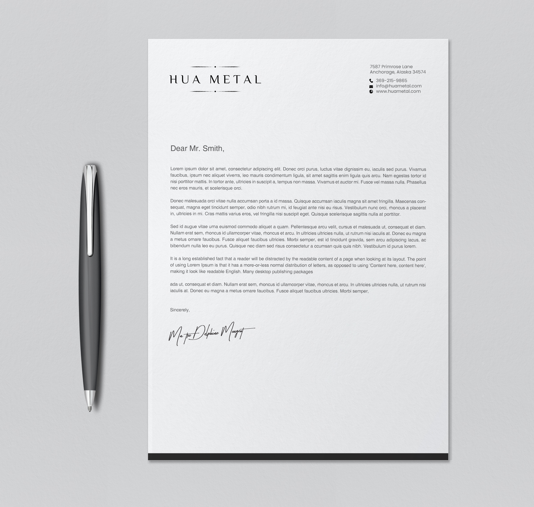 Letterhead Design by chandrayaan.creative for this project | Design #27349856