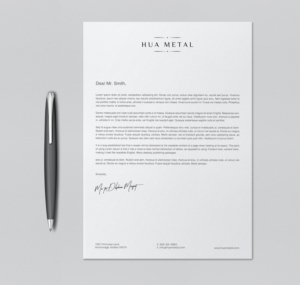 Letterhead Design by chandrayaan.creative for this project | Design: #27349859