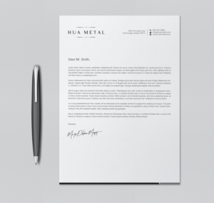 Letterhead Design by chandrayaan.creative for this project | Design: #27349861