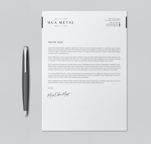 Letterhead Design by chandrayaan.creative for this project | Design: #27349866