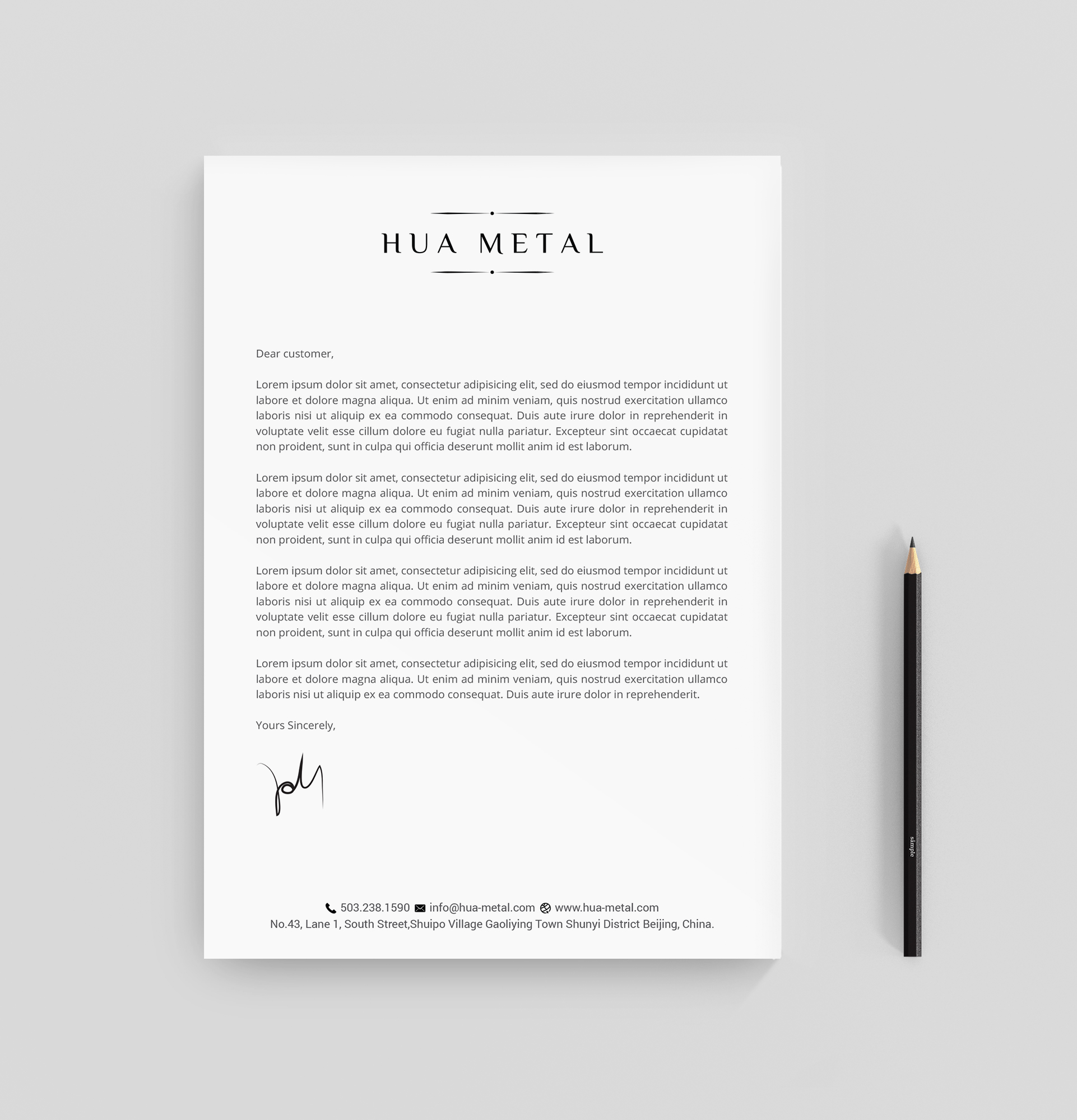 Letterhead Design by R.design for this project | Design #27342414