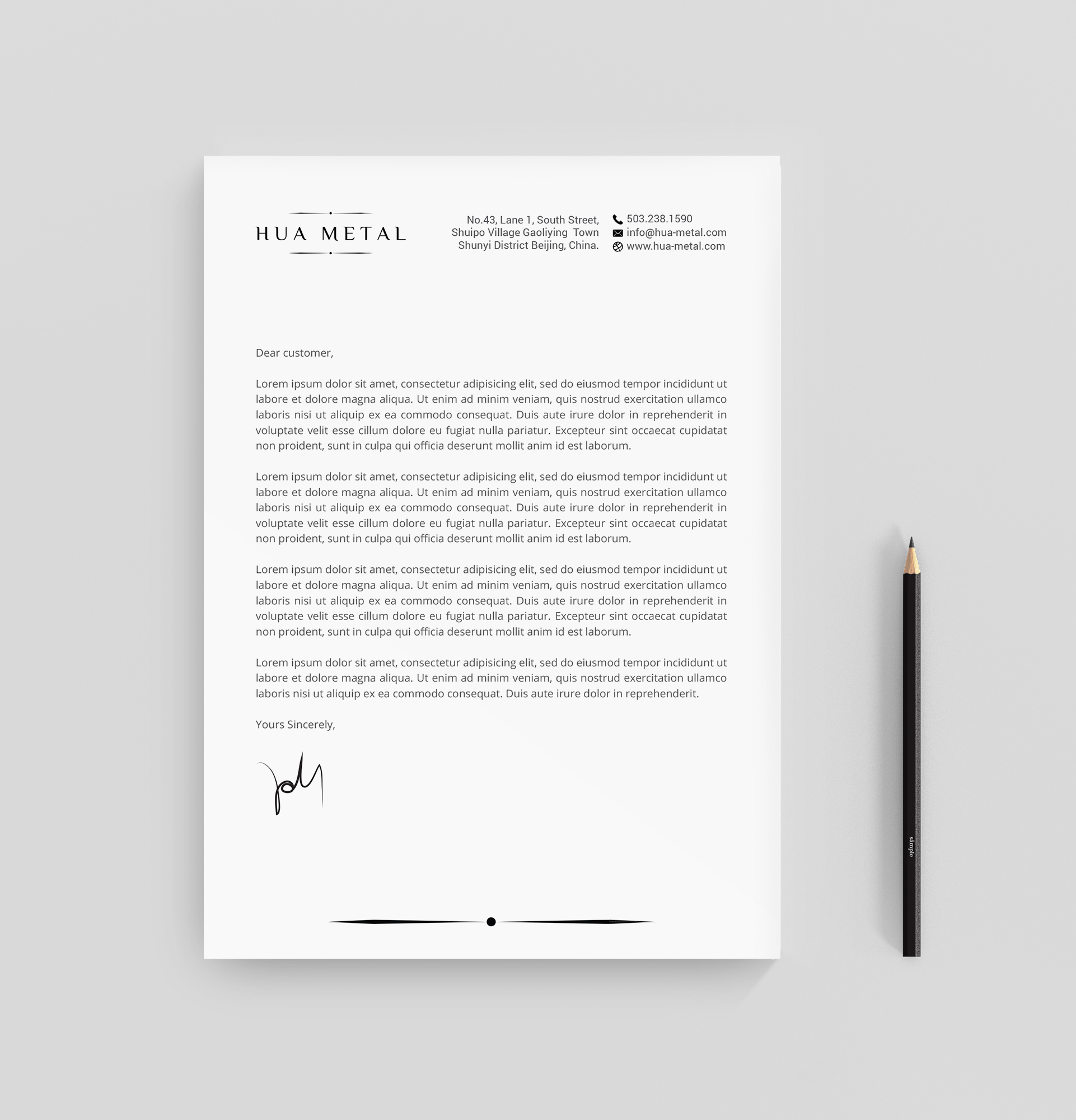 Letterhead Design by R.design for this project | Design #27342445