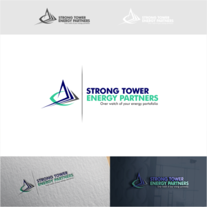 Strong Tower Energy Partners - Over watch of your energy portfolio | Logo Design by Arham Hidayat