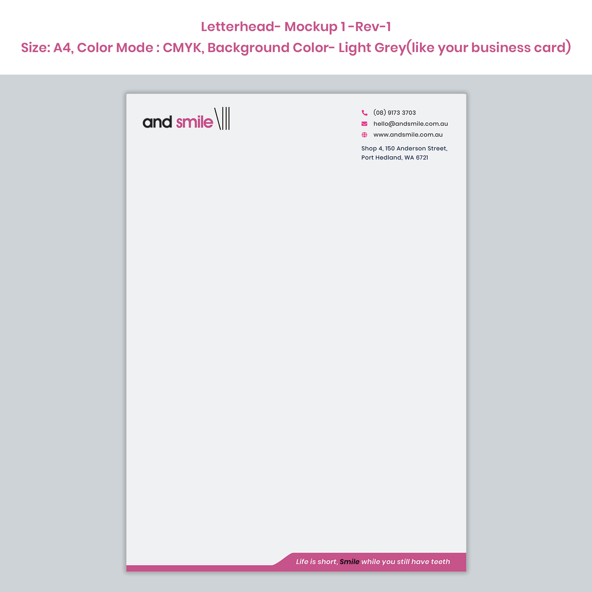 Letterhead Design by Expert Designer for this project | Design #27317685
