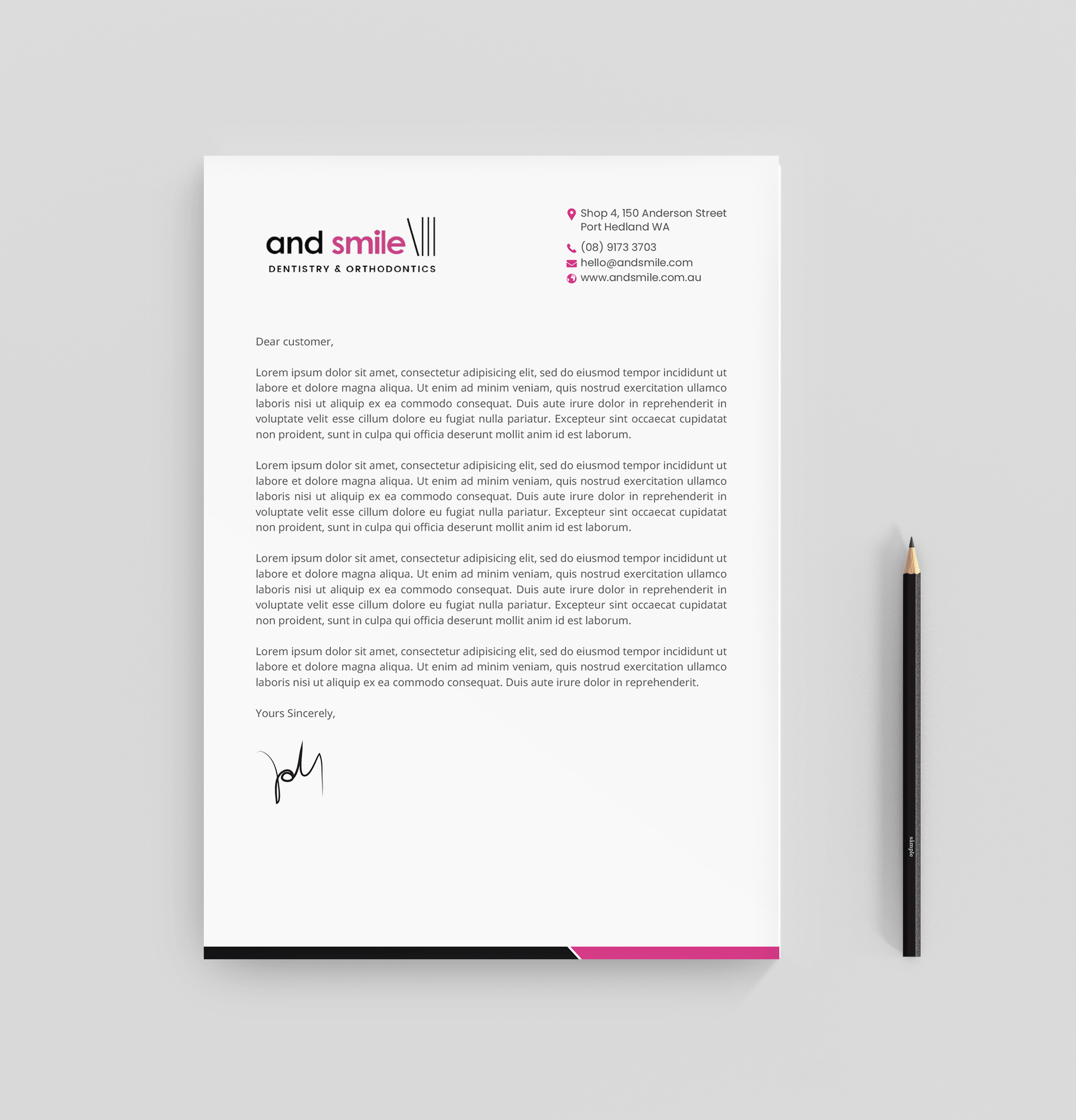 Letterhead Design by R.design for this project | Design #27317931