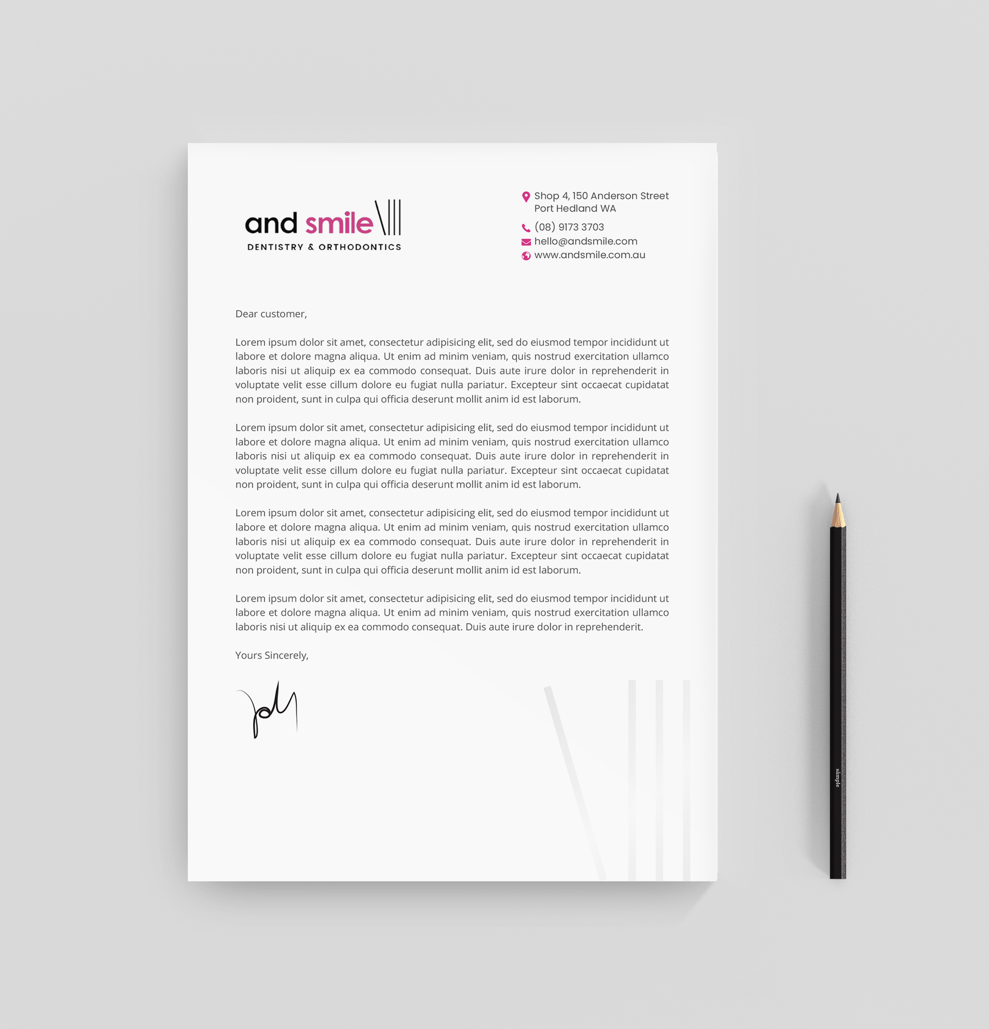 Letterhead Design by R.design for this project | Design #27317939