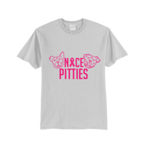 Dog training business needs a fun t-shirt design for breast cancer awareness month