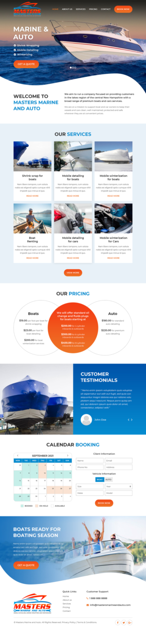 Web Design by Starlyn DS for this project | Design: #27350832