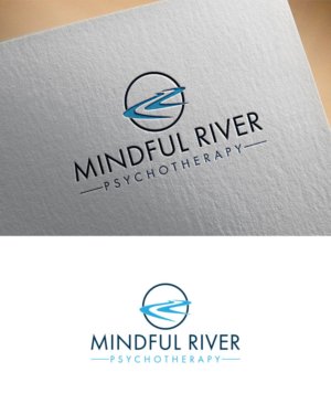 Mindful River Psychotherapy | Logo Design by Mr Line @rt