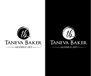 Taneva Baker Modern Art | Logo Design by HEAVEN ART