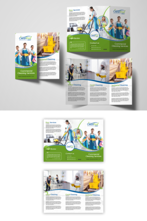 CleanPros DMV Commercial Cleaning Brochure | Design de Flyer par ZeneFashions