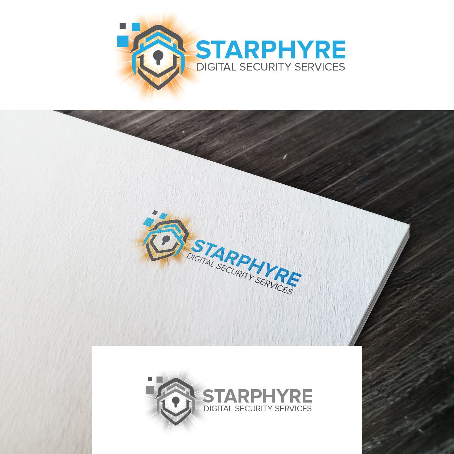 Logo Design by Maxo-Biz for Starphyre Digital Security Advantage, LLC. | Design #27360173