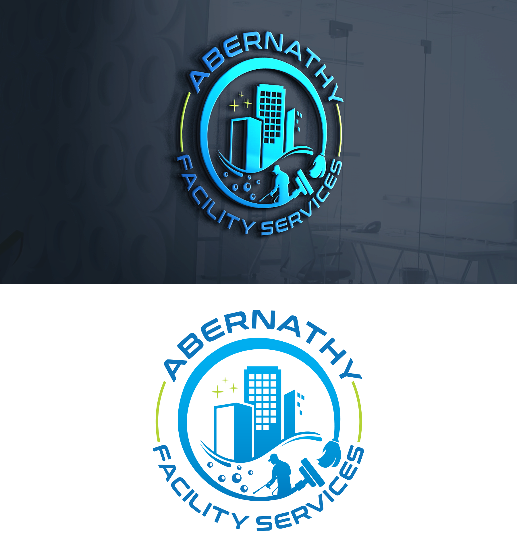 Diseño de Logo por ZinKo para Abernathy Facility Services | Diseño #27369813