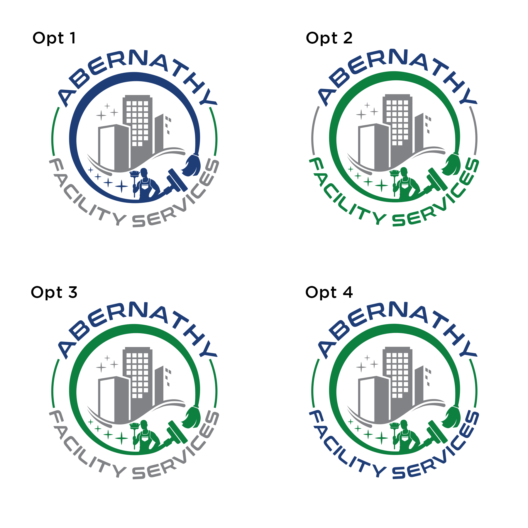 Logo Design by ZinKo for Abernathy Facility Services | Design #27372494