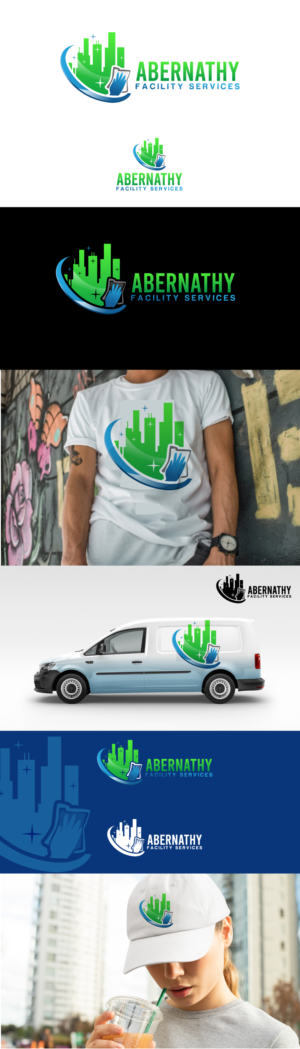 Abernathy Facility Services | Logo Design by Classy Custom