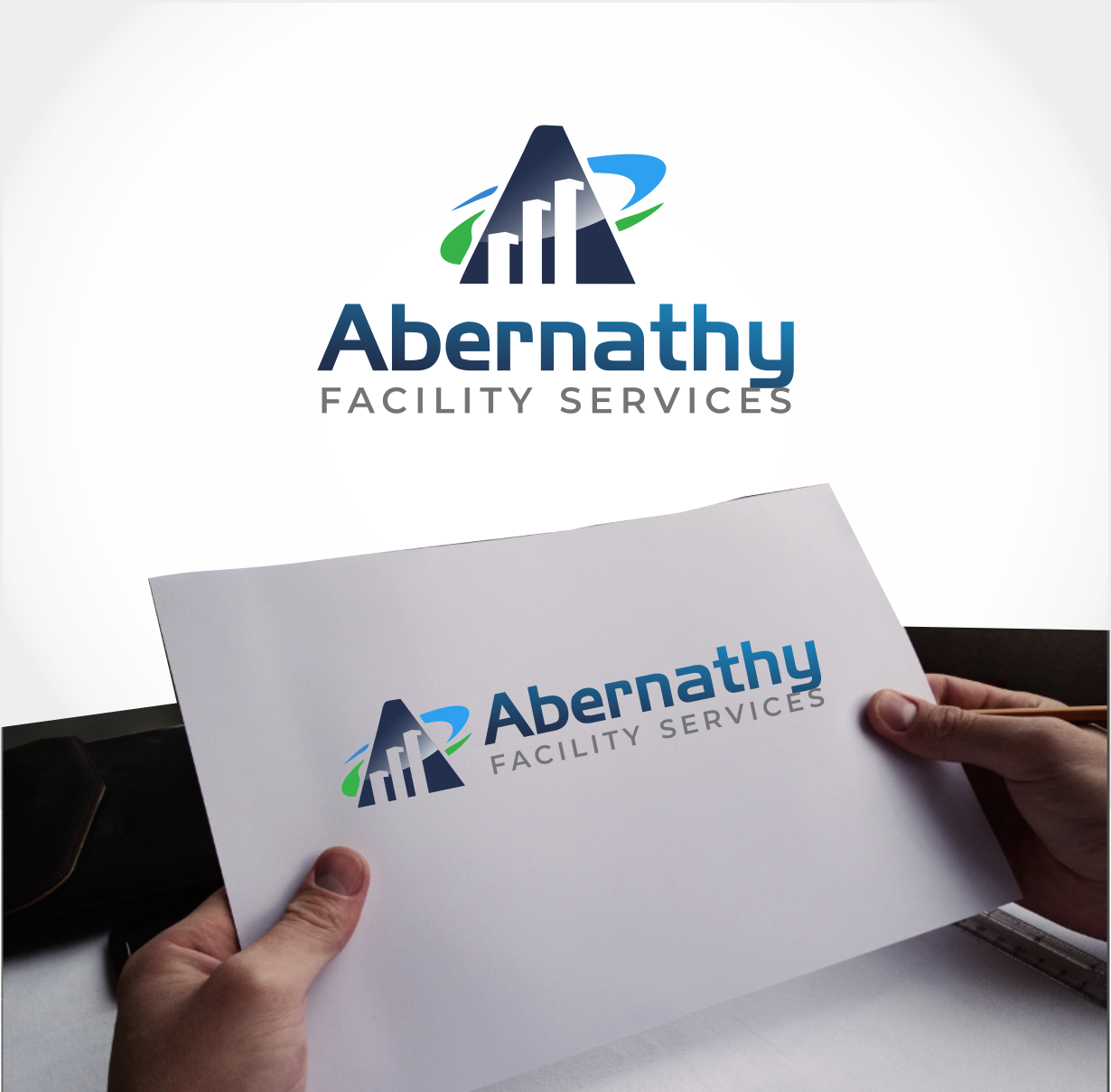 Logo Design for Abernathy Facility Services by GuruTKk Design 27358084