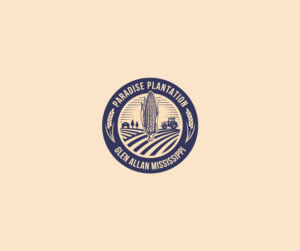 Paradise Plantation on the top and Glen Allan Mississippi at the bottom  | Design de Logo par -SD Design-