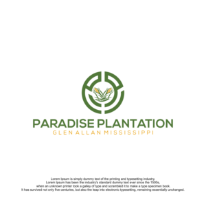 Paradise Plantation on the top and Glen Allan Mississippi at the bottom  | Design de Logo par Trestan