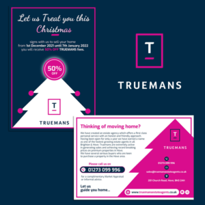 We are an Estate agency (Real estate)– looking for Christmas/winter theme leaflet | Flyer-Design von DA.