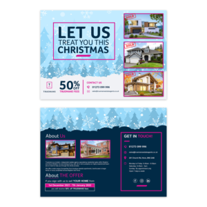We are an Estate agency (Real estate)– looking for Christmas/winter theme leaflet | Flyer-Design von ZeneFashions