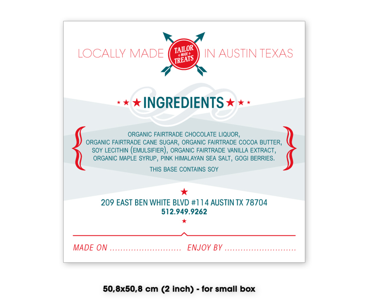 Sticker Design by Com1escale for Tailor Made Treats | Design: #3083824