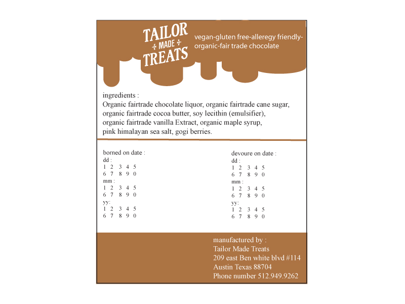 Diseño de Sticker por  Grace Goh para Tailor Made Treats | Diseño #3058357
