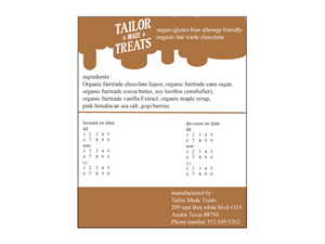 Sticker Design by  Grace Goh for Tailor Made Treats | Design: #3058357