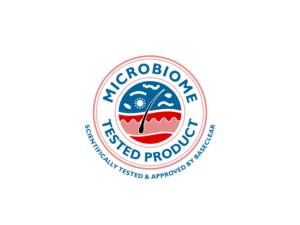 Microbiome-Tested Product - Scientifically Tested & Approved by BaseClear | Diseño de Logo por BNdesigner