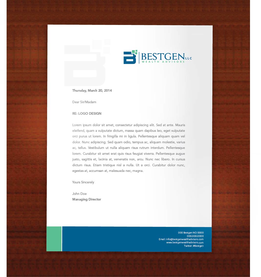 Logo Design by kelvinotis for Bestgen Wealth Advisors | Design #3366624