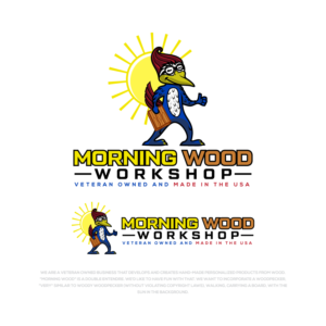 Logo Design by sangeloenriquez for Morning Wood Workshop | Design: #27330045