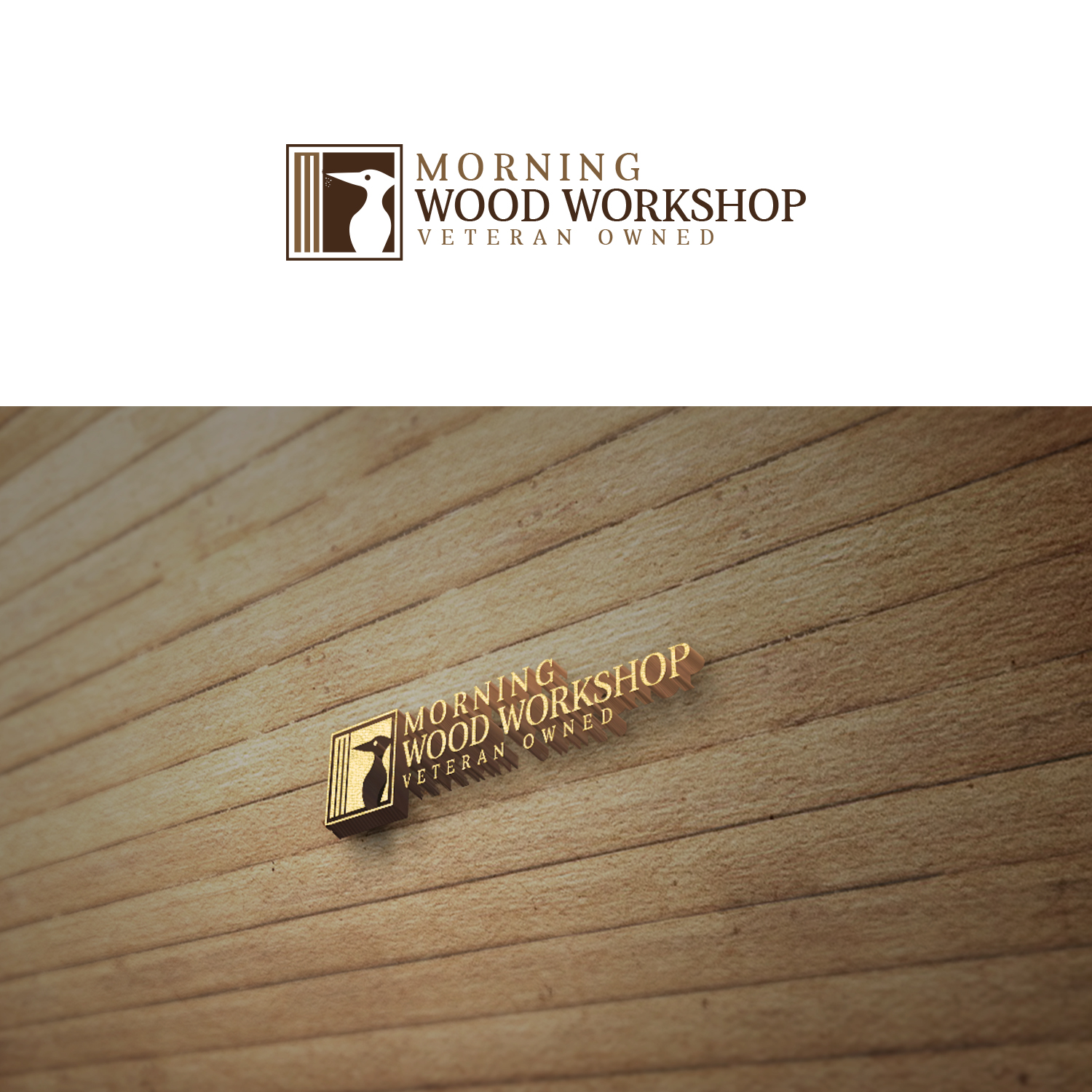 Logo Design by Maxo-Biz for Morning Wood Workshop | Design #27326328