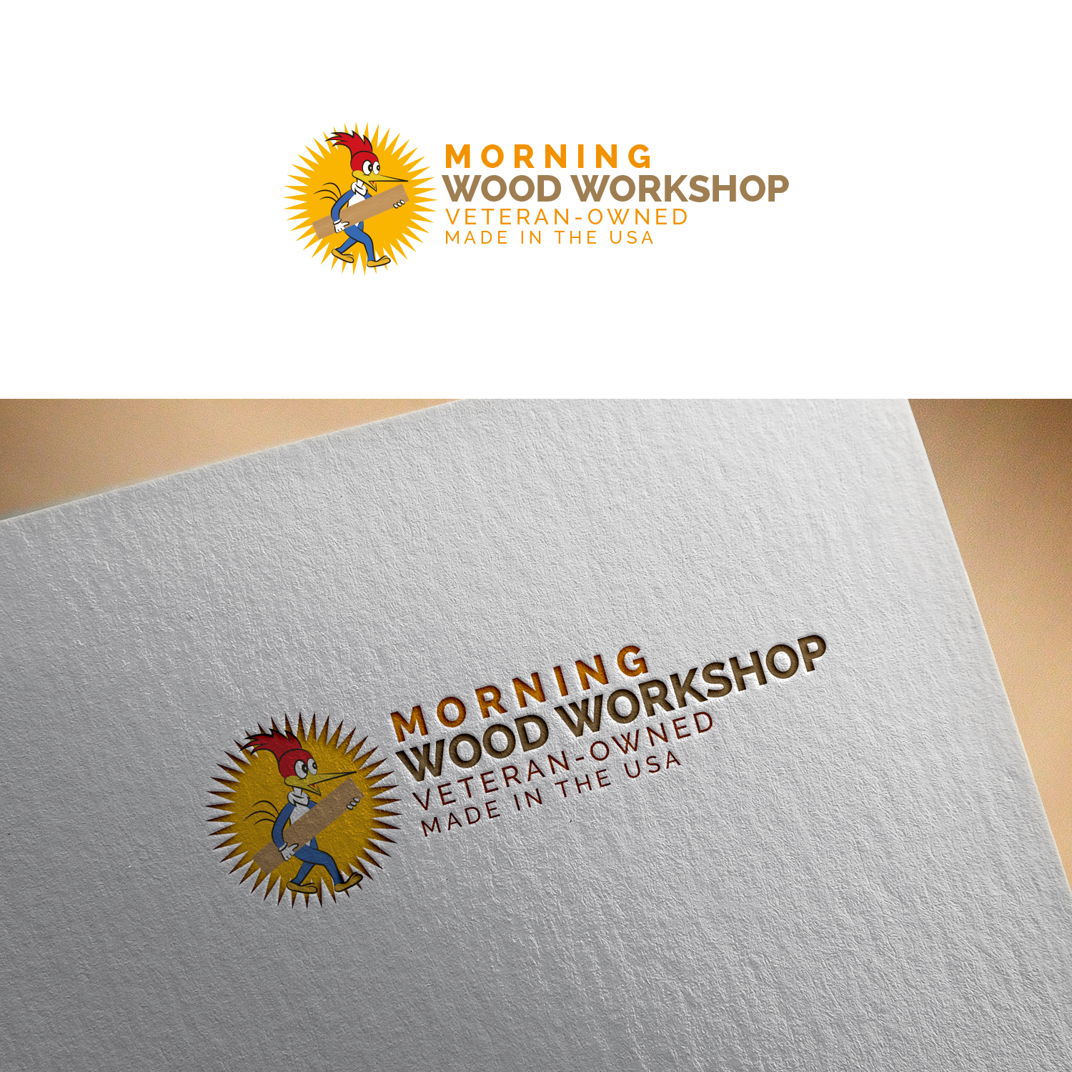 Logo Design by Maxo-Biz for Morning Wood Workshop | Design #27331789