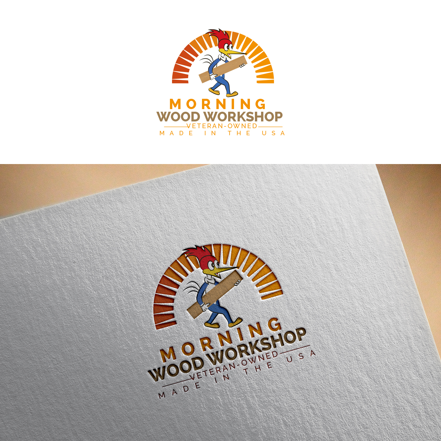 Logo Design by Maxo-Biz for Morning Wood Workshop | Design #27335687