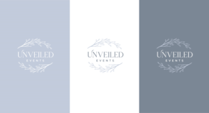 Could just be a monogram logo with a design or an alternative logo that spells out Unveiled. | Logo Design by Birdcage