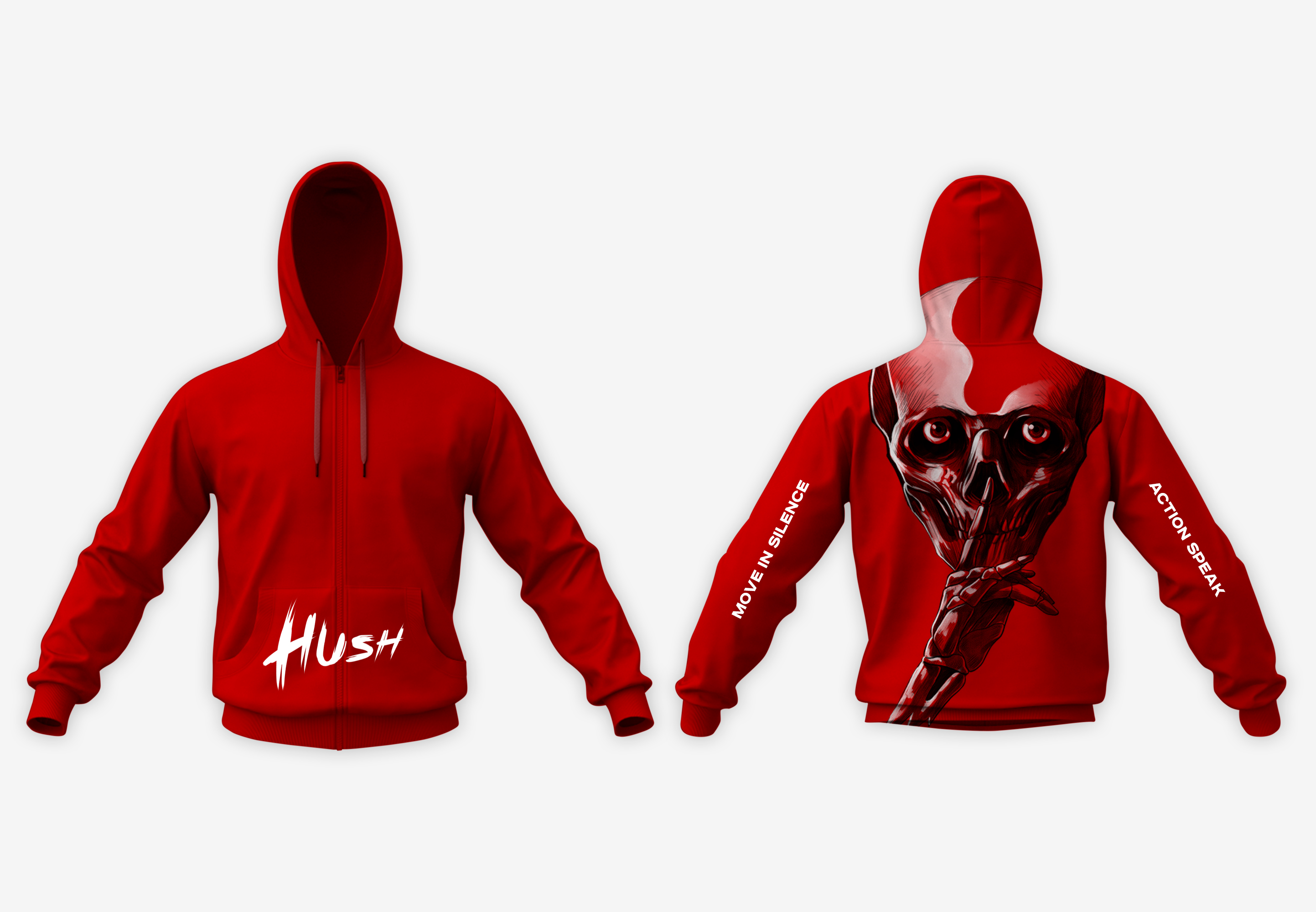 Apparel Design by dongkrak studio for HUSH apparel co | Design #27338503