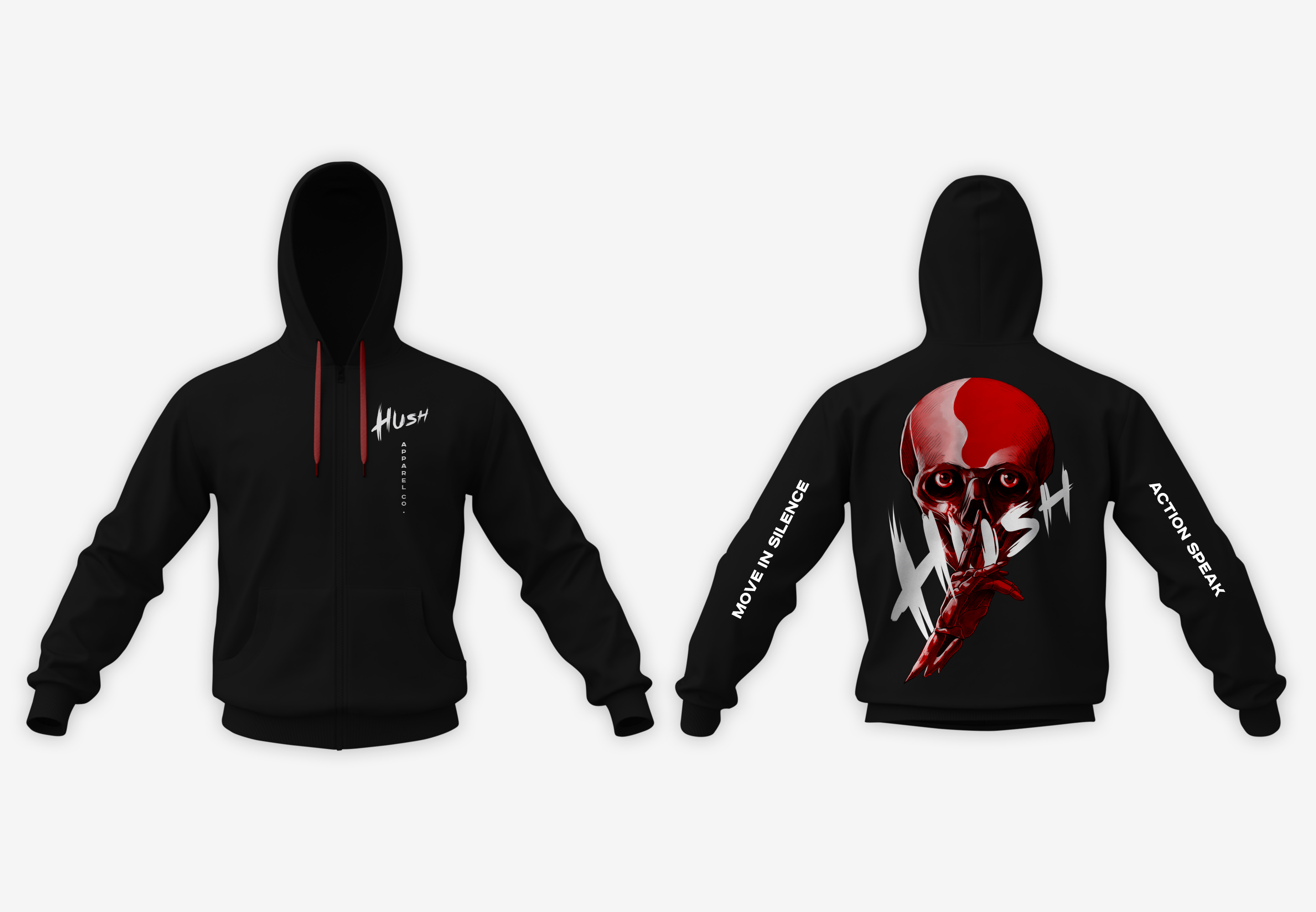 Apparel Design by dongkrak studio for HUSH apparel co | Design #27338504