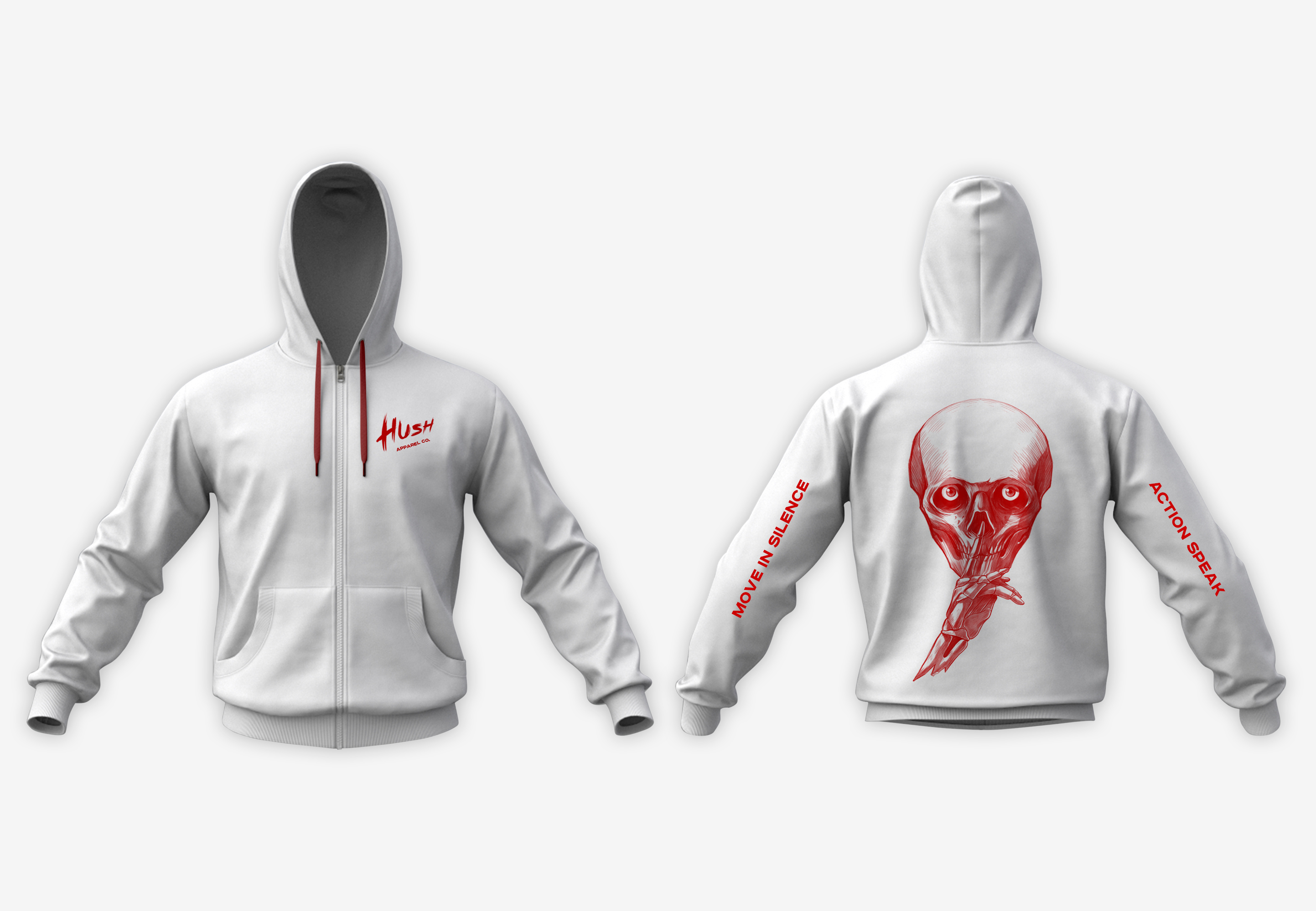 Apparel Design by dongkrak studio for HUSH apparel co | Design #27338505