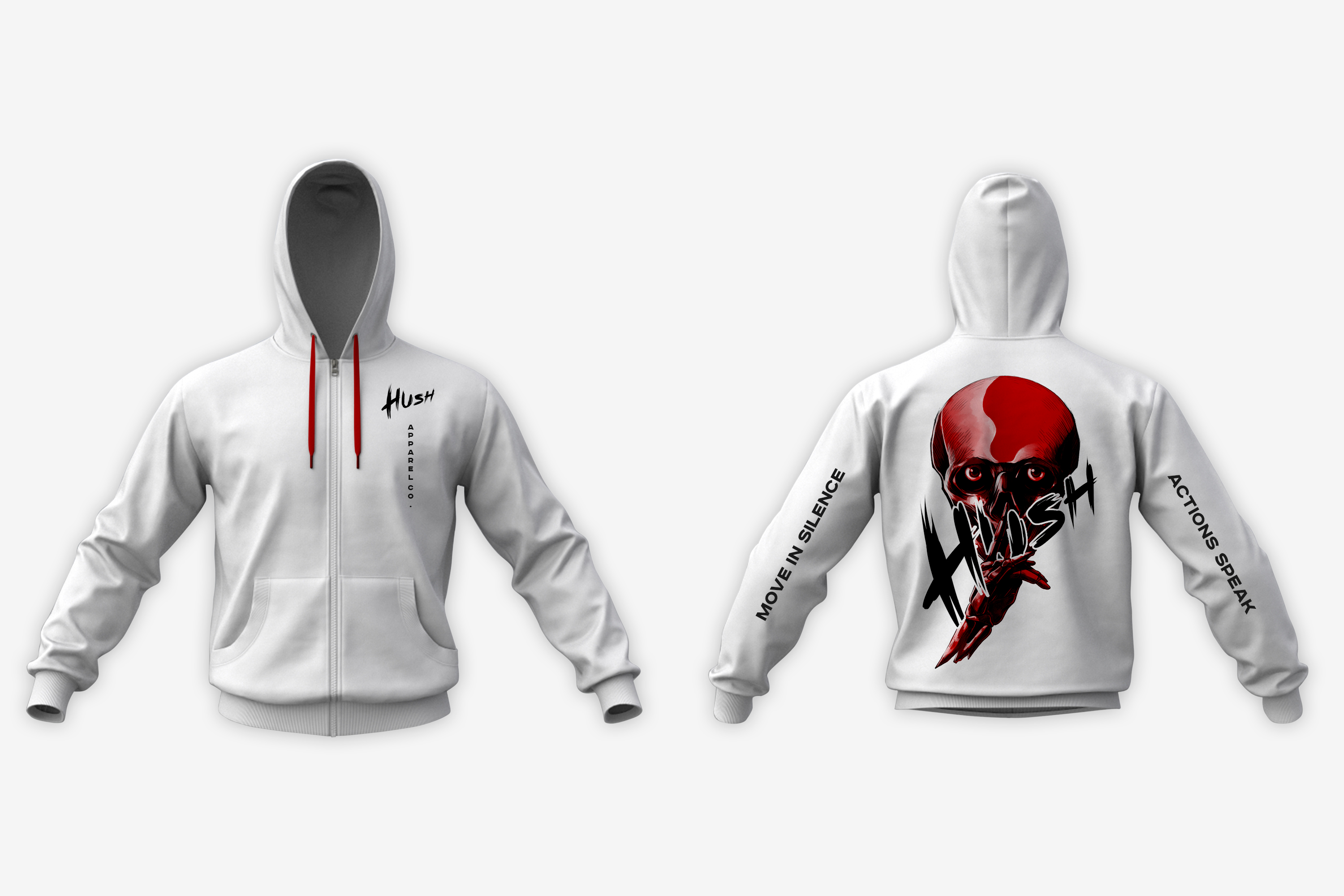 Apparel Design by dongkrak studio for HUSH apparel co | Design #27339499