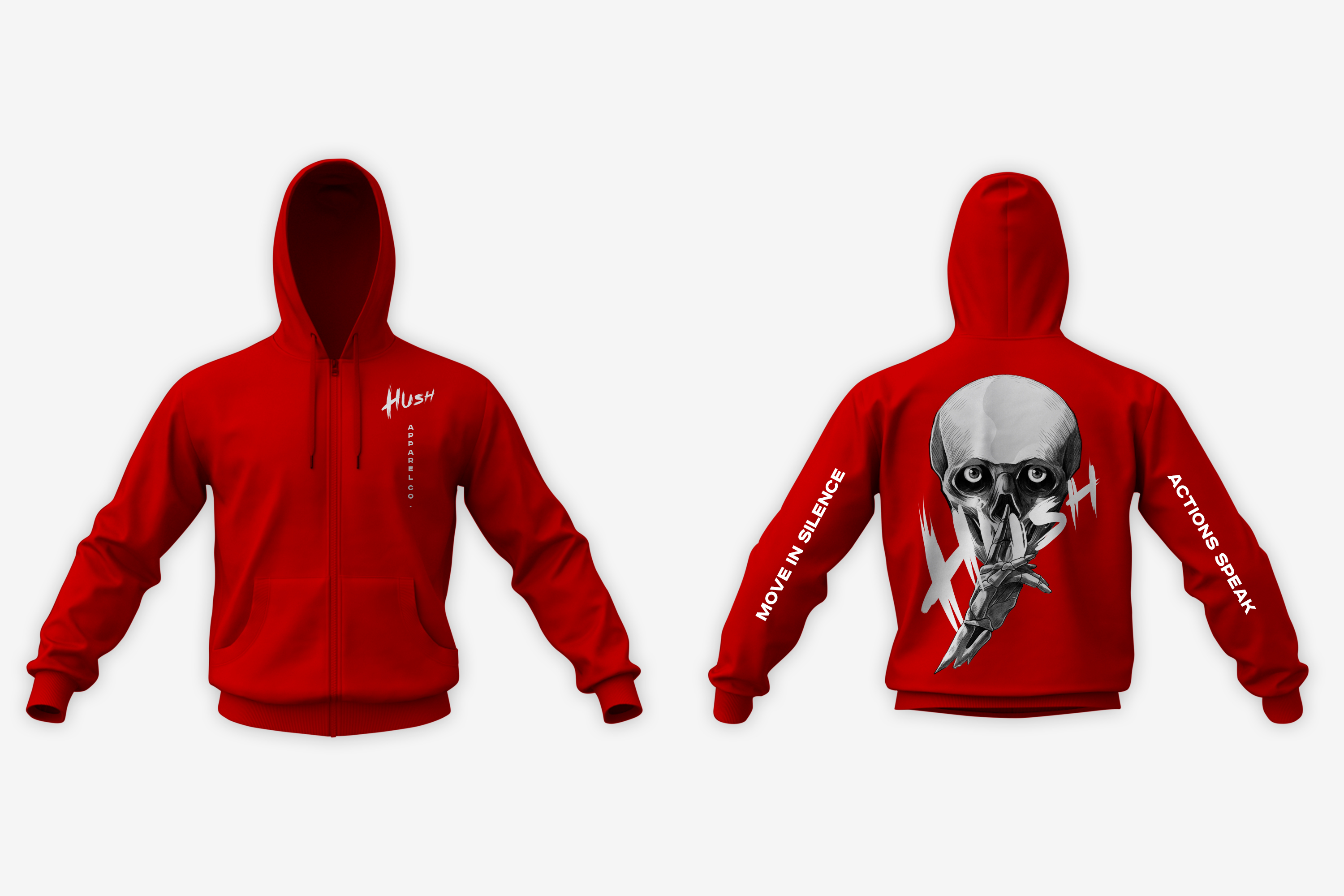 Apparel Design by dongkrak studio for HUSH apparel co | Design #27341452