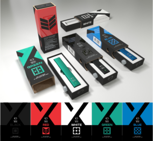 Wax Heart Cannabis Cartridge box | Design Emballage par adjeiiBlack