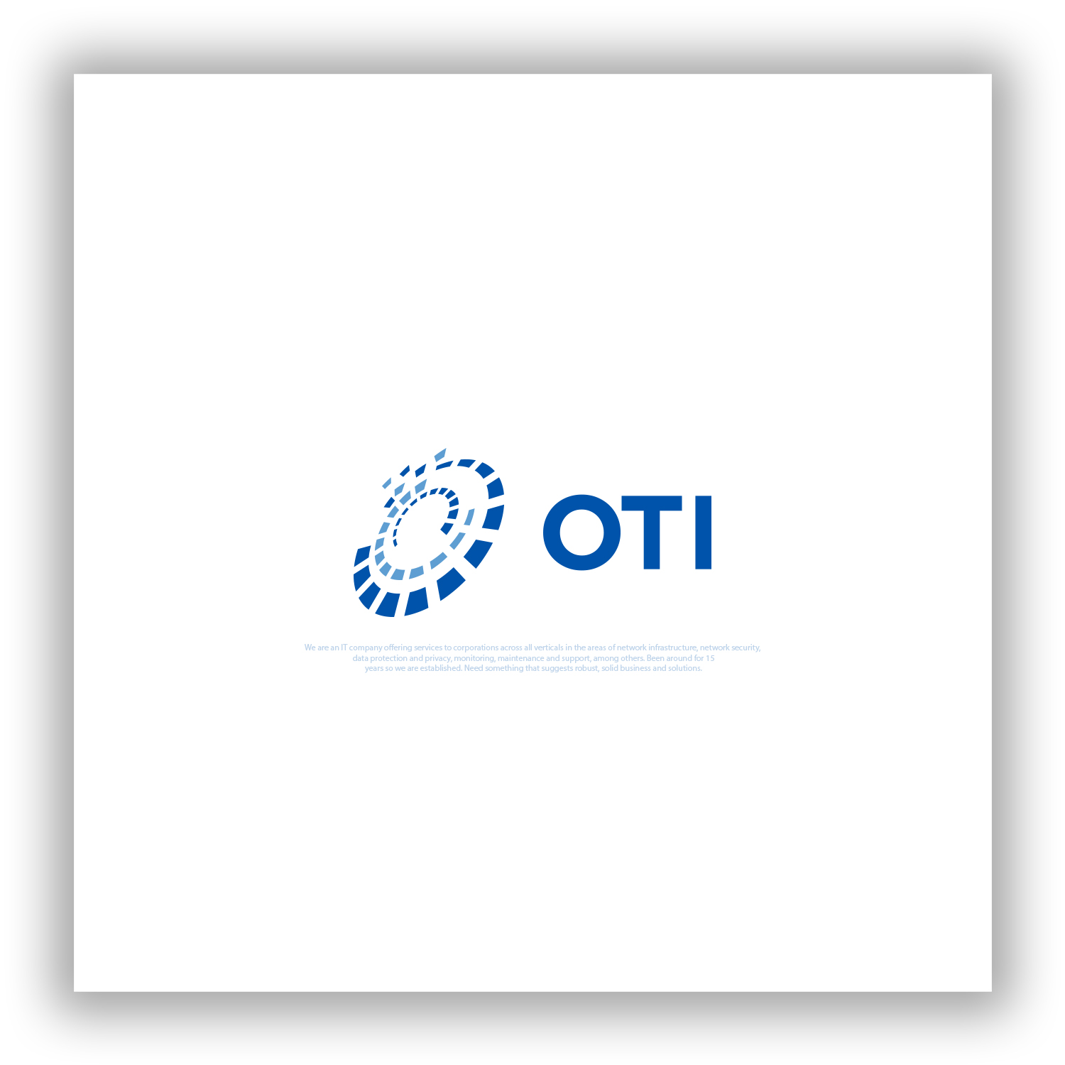 Diseño de Logo por nzdesigners para OTI Limited | Diseño #27336838