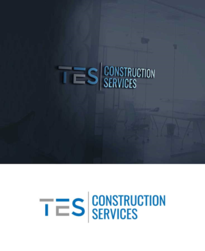TES Construction Services | Logo Design by Mr Line @rt