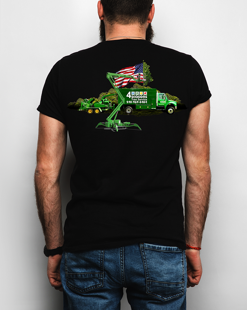 T-shirt Design by A DESIGN FOR YOU for 4 Seasons Tree Service | Design #27351998