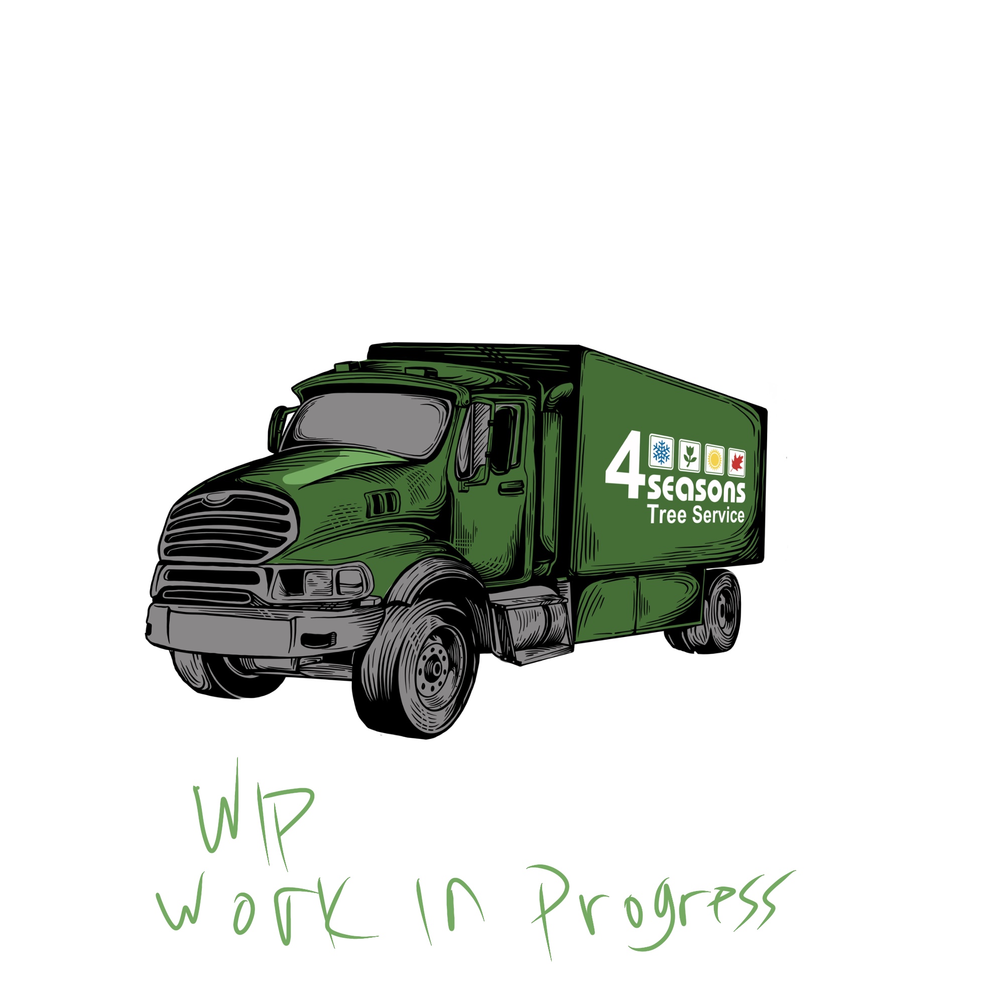 T-shirt Design by sokhamadz for 4 Seasons Tree Service | Design #27368509